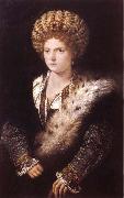 TIZIANO Vecellio Portrat of Isabella d Este oil painting